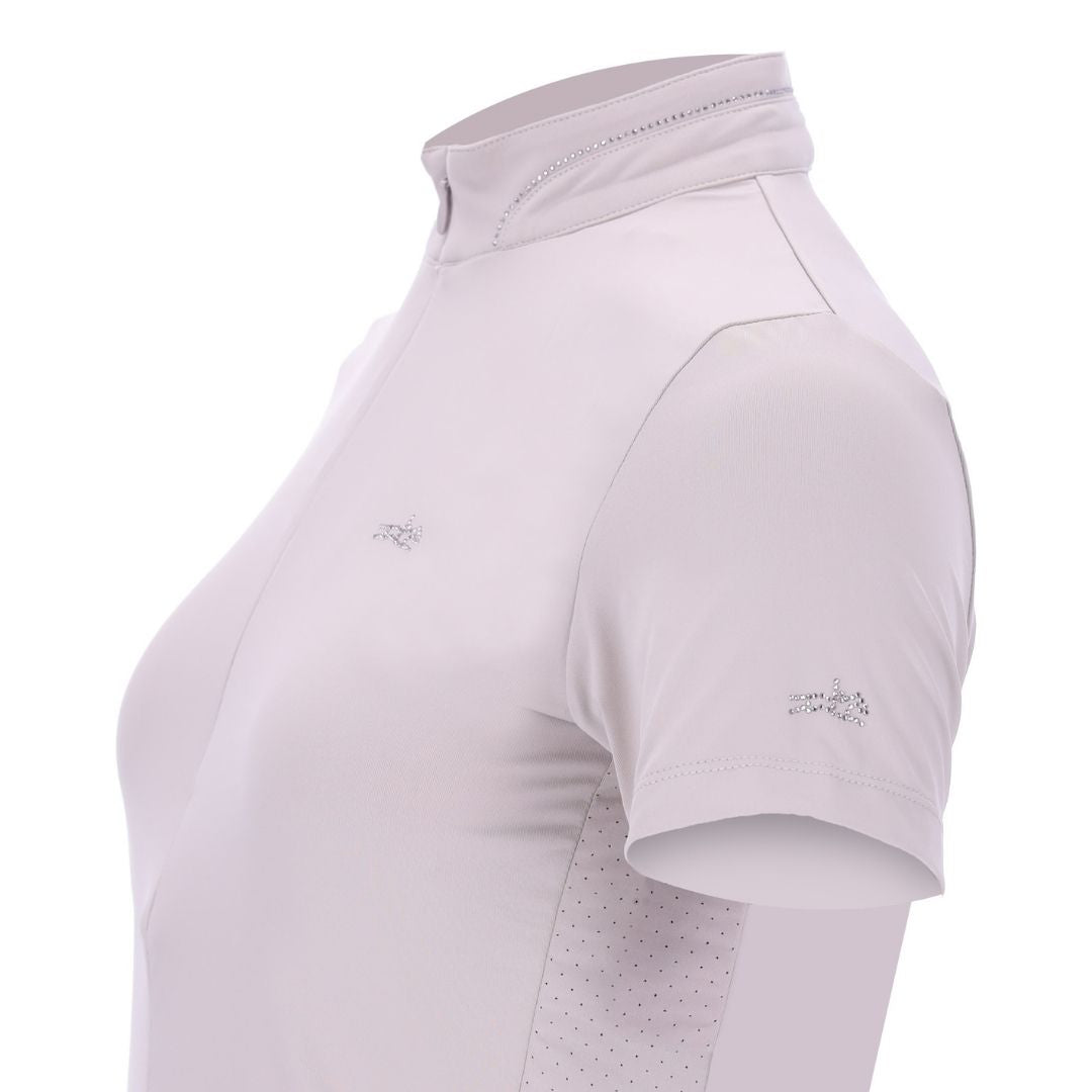 Schockemohle Women's SPPanja Style T-Shirt in Stone