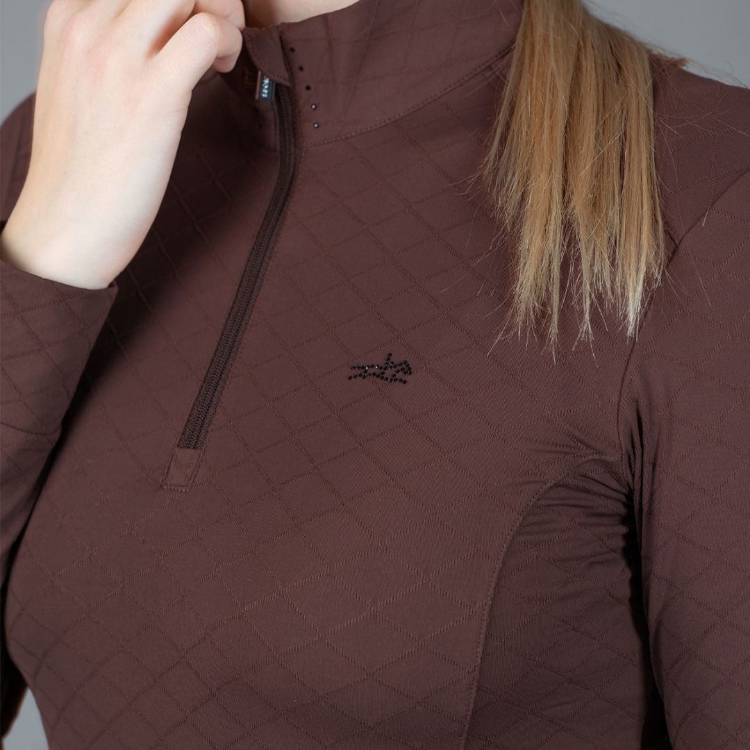 Schockemohle Women's SP Daria Training Shirt in Mocca