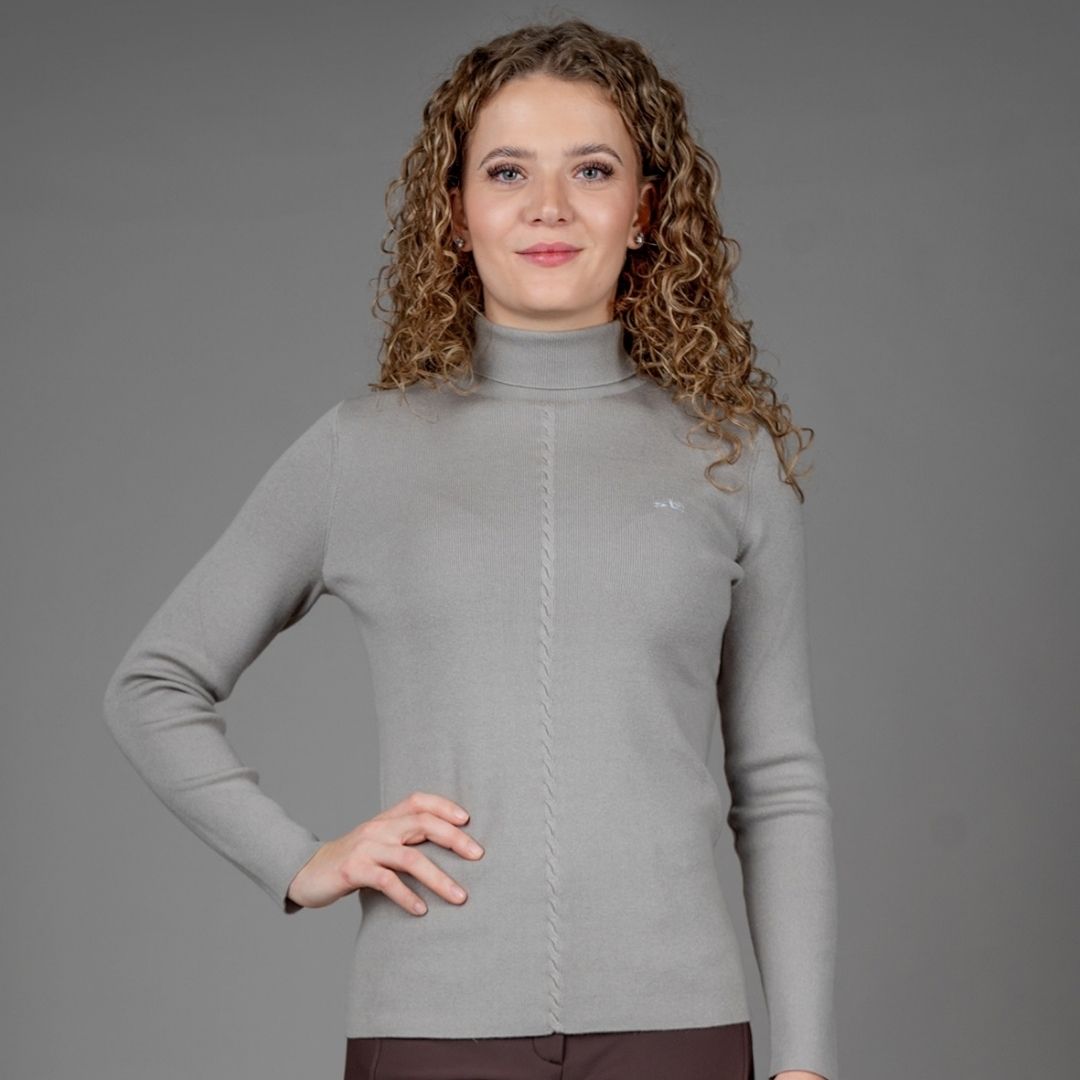 Schockemohle Women's SP Josie Sweater in Silver Grey