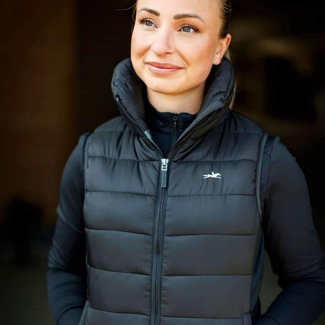 Schockemohle Women's SP Mona Heating Gilet in Black
