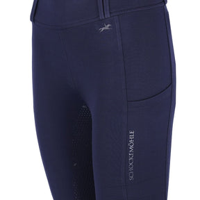 Schockemohle Women's SP Dorina Full Seat Riding Tights in Dark Navy