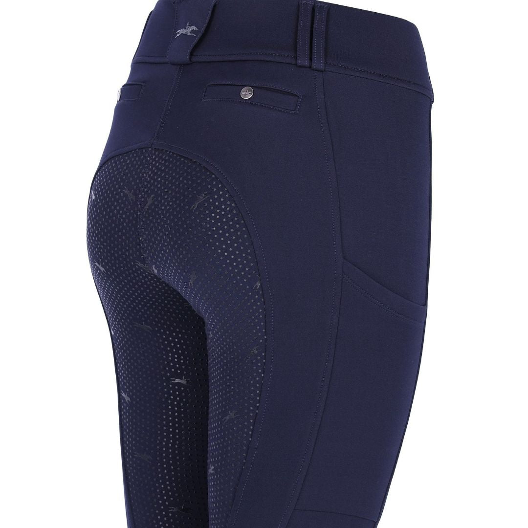 Schockemohle Women's SP Dorina Full Seat Riding Tights in Dark Navy