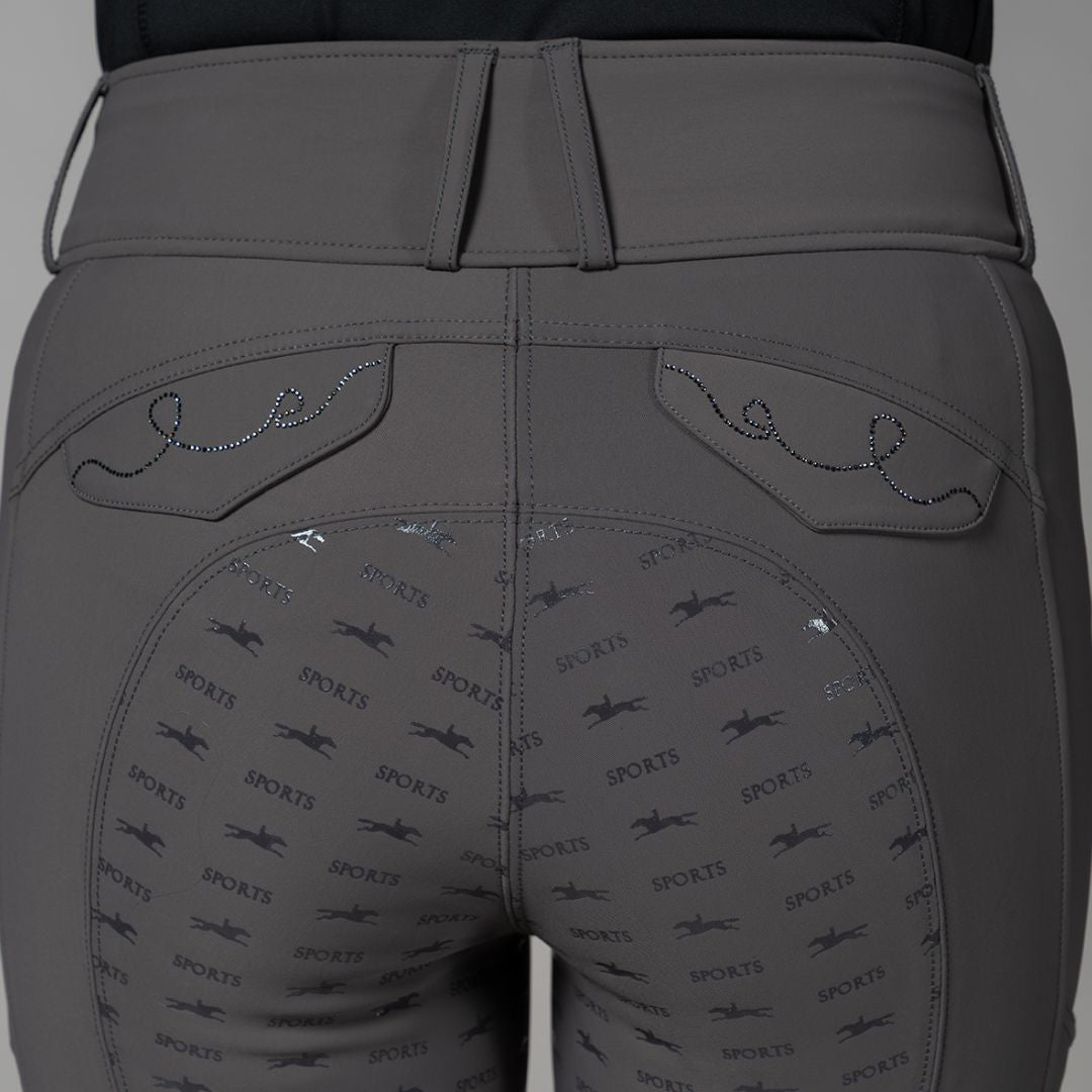 Schockemohle Women's SP Noelle Full Seat Breeches in Dusty Chocolate