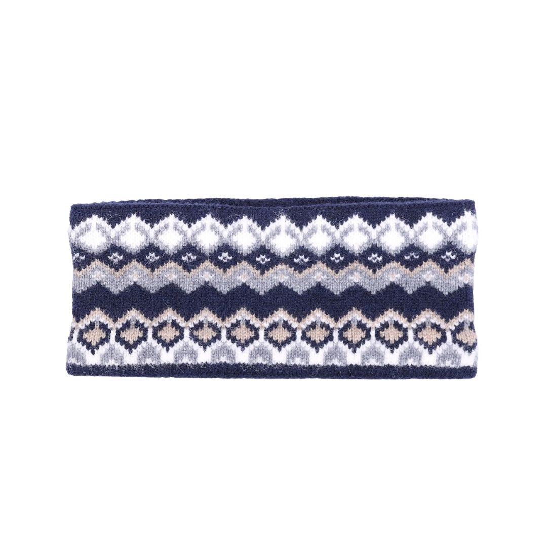 Schockemohle Women's SP Snow Headband in Dark Navy
