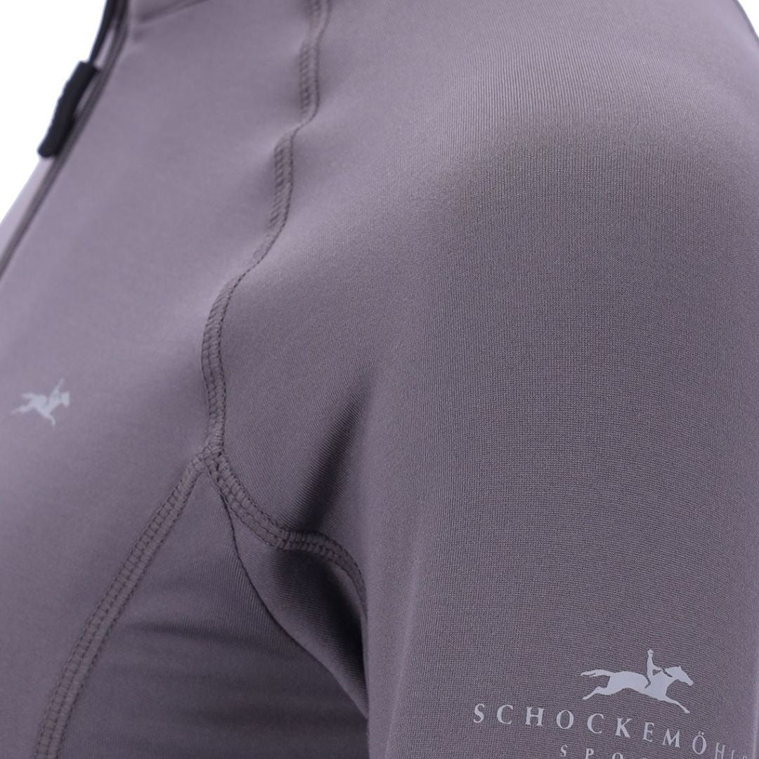 Schockemohle Women's Winter Page Riding Shirt in Dusty Chocolate