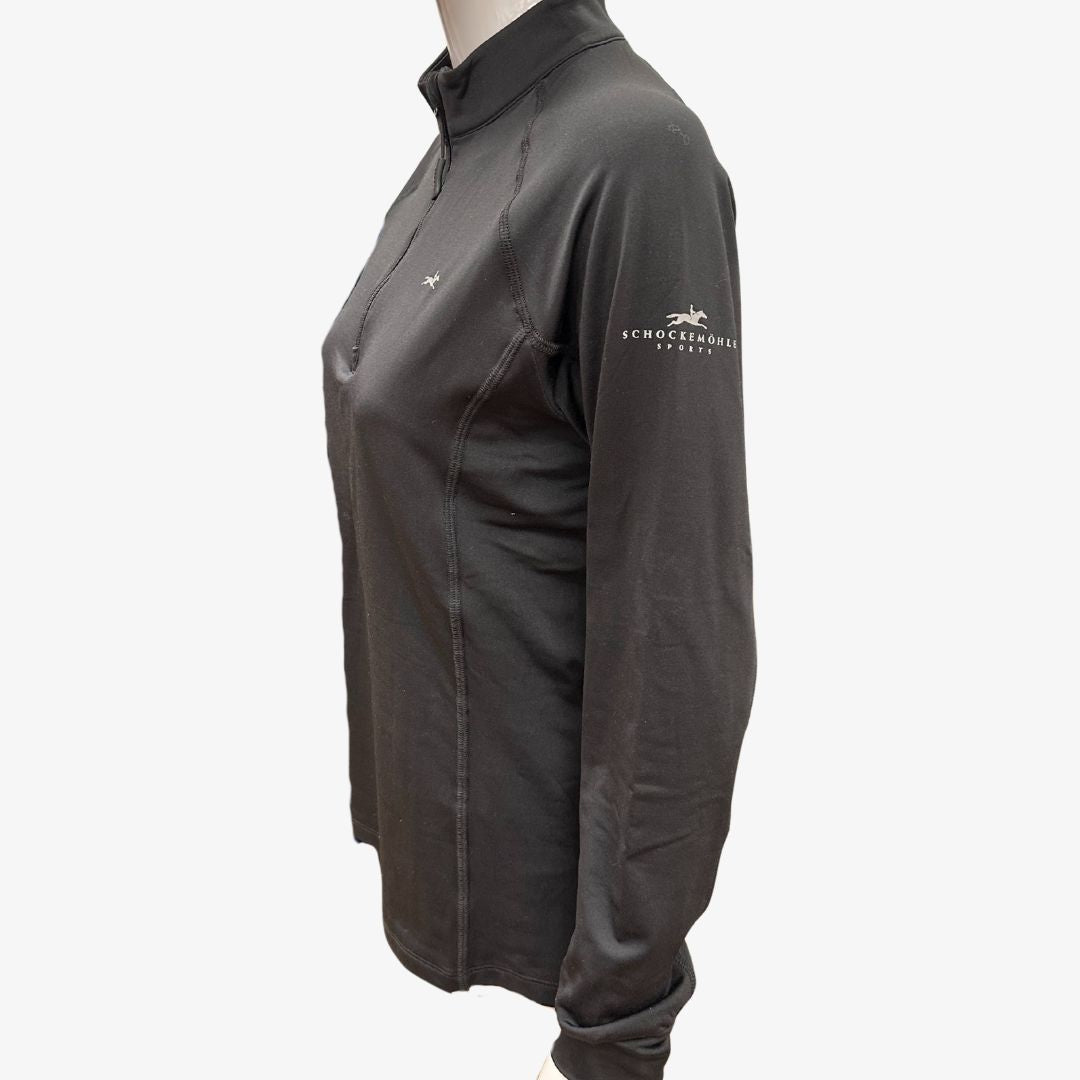 Schockemohle Women's Winter Page Riding Shirt in Dark Grey