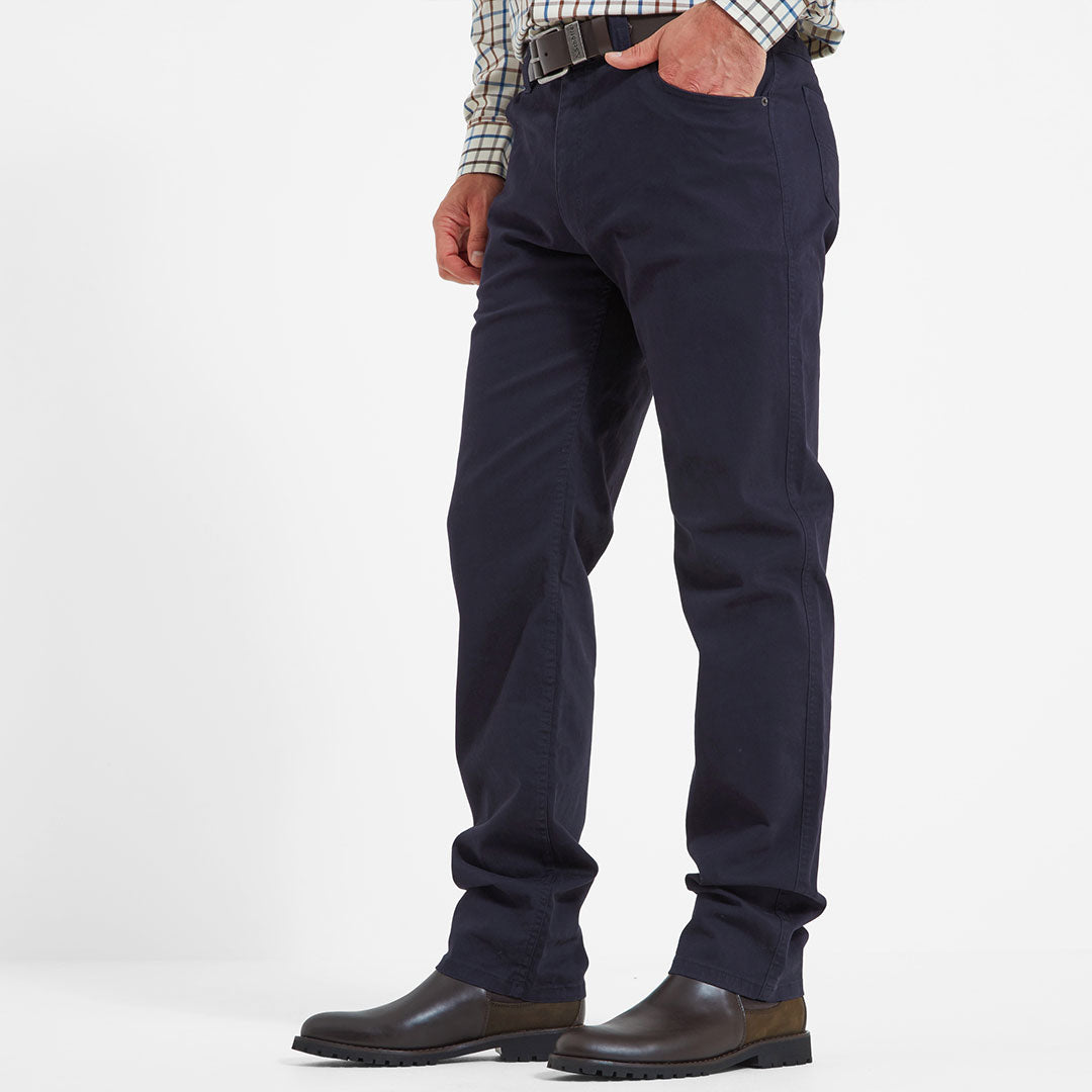 Schoffel Men's Canterbury 5 Pocket Jean in Navy