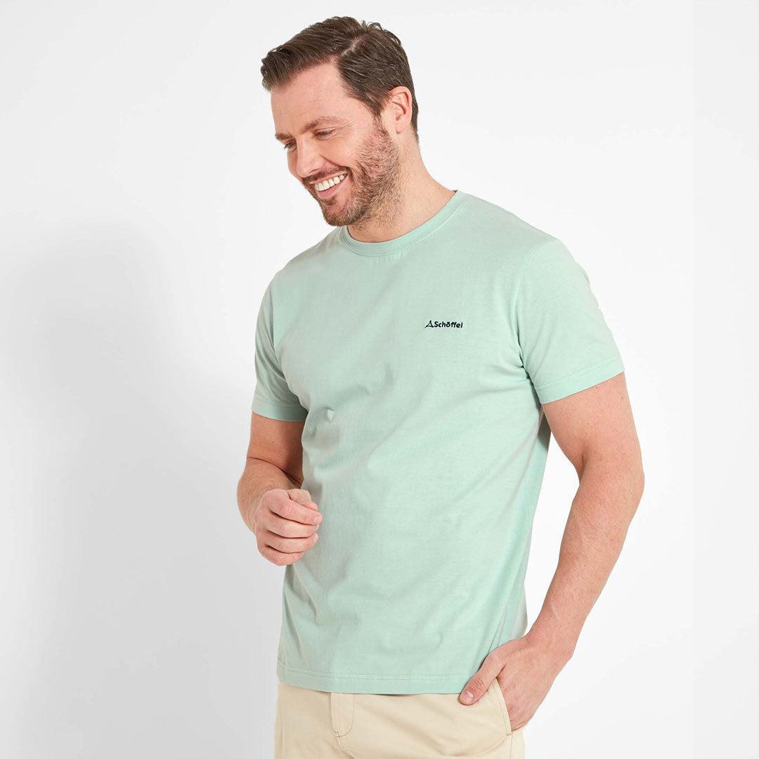Schoffel Men's Trevone T-Shirt in Pale Mint