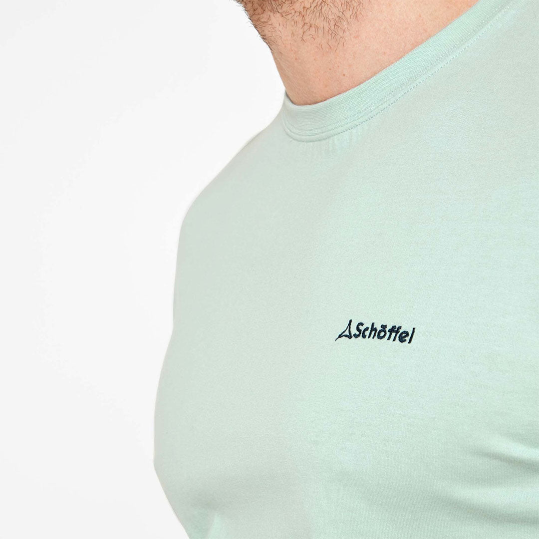 Schoffel Men's Trevone T-Shirt in Pale Mint