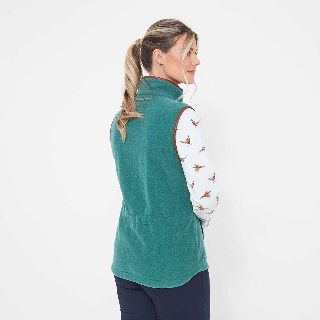 Schoffel Women's Lyndon Fleece Gilet in Duck Egg