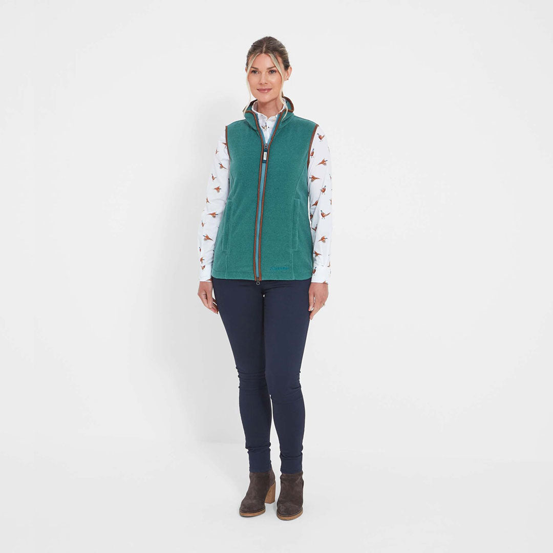 Schoffel Women's Lyndon Fleece Gilet in Duck Egg