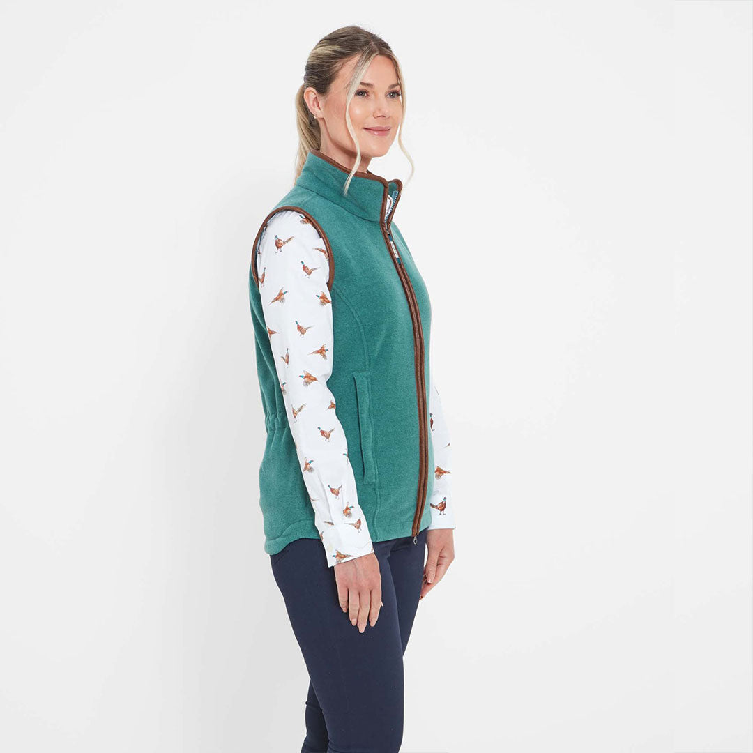 Schoffel Women's Lyndon Fleece Gilet in Duck Egg