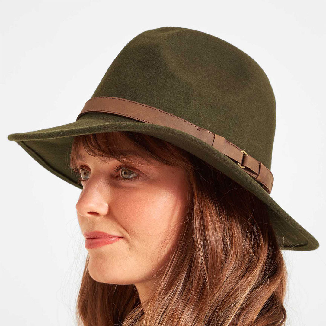 Schoffel Women's Willow Fedora in Forest