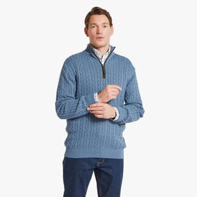 Schoffel Calton Cable Quarter Zip Jumper