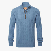 Schoffel Calton Cable Quarter Zip Jumper