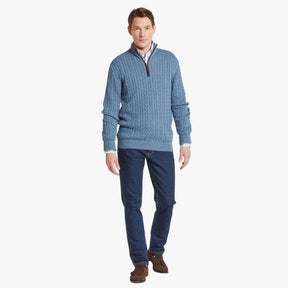 Schoffel Calton Cable Quarter Zip Jumper
