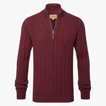 Schoffel Calton Cable Quarter Zip Jumper