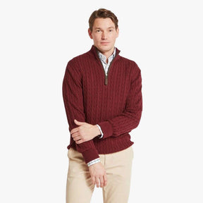 Schoffel Calton Cable Quarter Zip Jumper