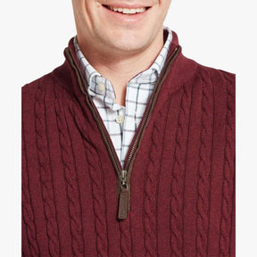 Schoffel Calton Cable Quarter Zip Jumper