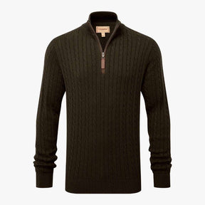Schoffel Calton Cable Quarter Zip Jumper