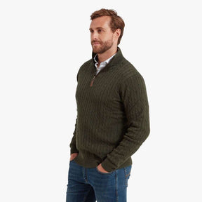 Schoffel Calton Cable Quarter Zip Jumper