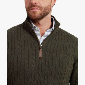 Schoffel Calton Cable Quarter Zip Jumper
