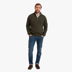 Schoffel Calton Cable Quarter Zip Jumper