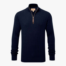 Schoffel Calton Cable Quarter Zip Jumper