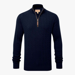 Schoffel Calton Cable Quarter Zip Jumper