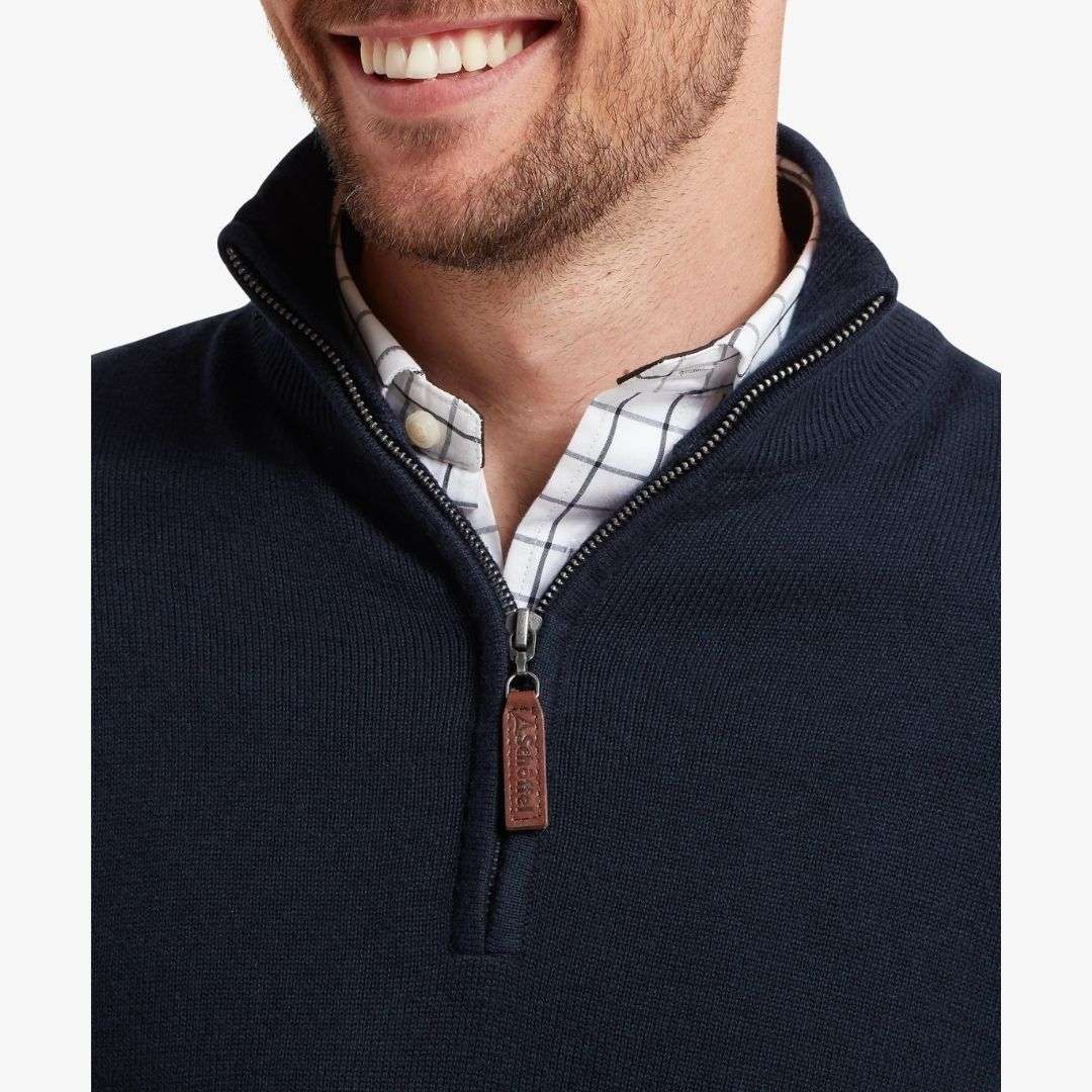 Schoffel Calton Cable Quarter Zip Jumper