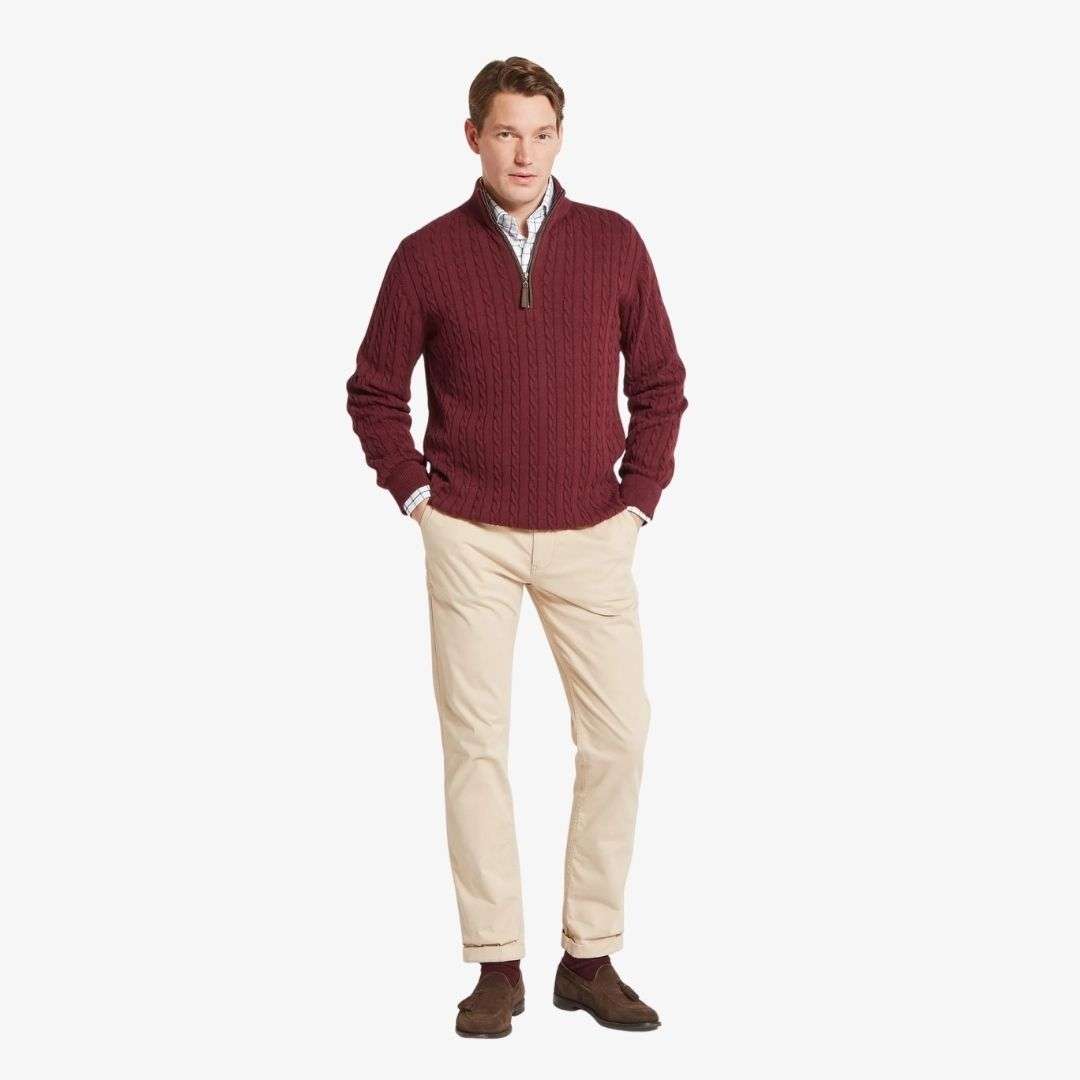 Schoffel Calton Quarter Zip Jumper