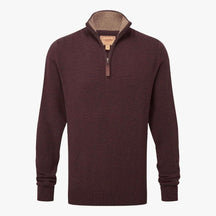 Schoffel Lewis Lambswool Quarter Zip Jumper