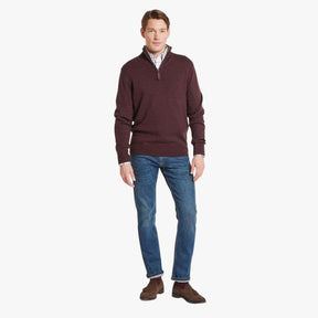 Schoffel Lewis Lambswool Quarter Zip Jumper