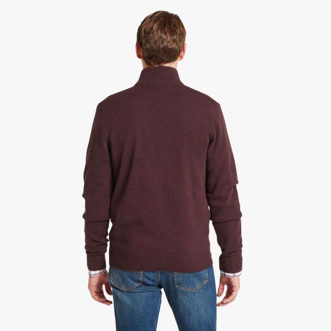 Schoffel Lewis Lambswool Quarter Zip Jumper