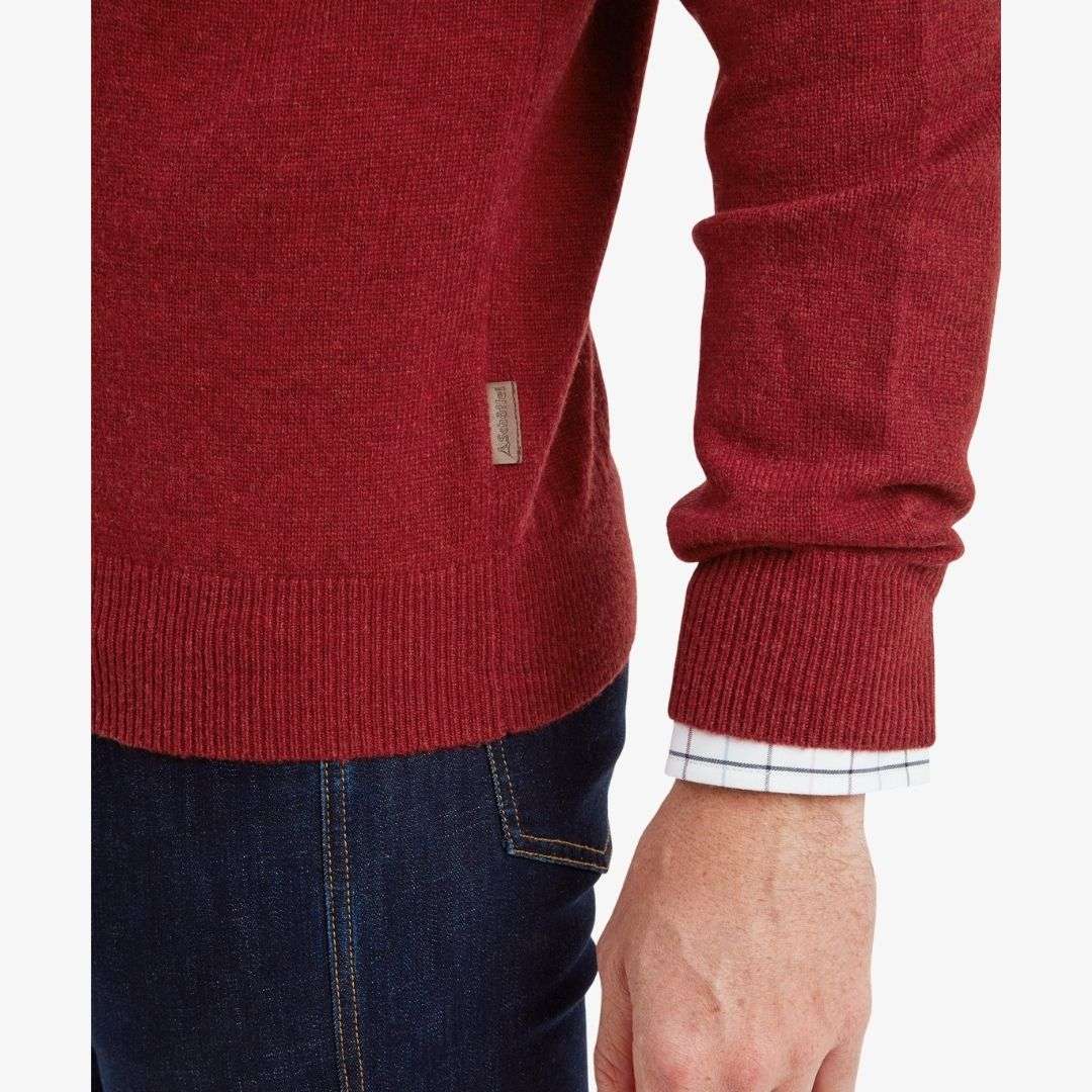 Schoffel Lewis Lambswool Quarter Zip Jumper