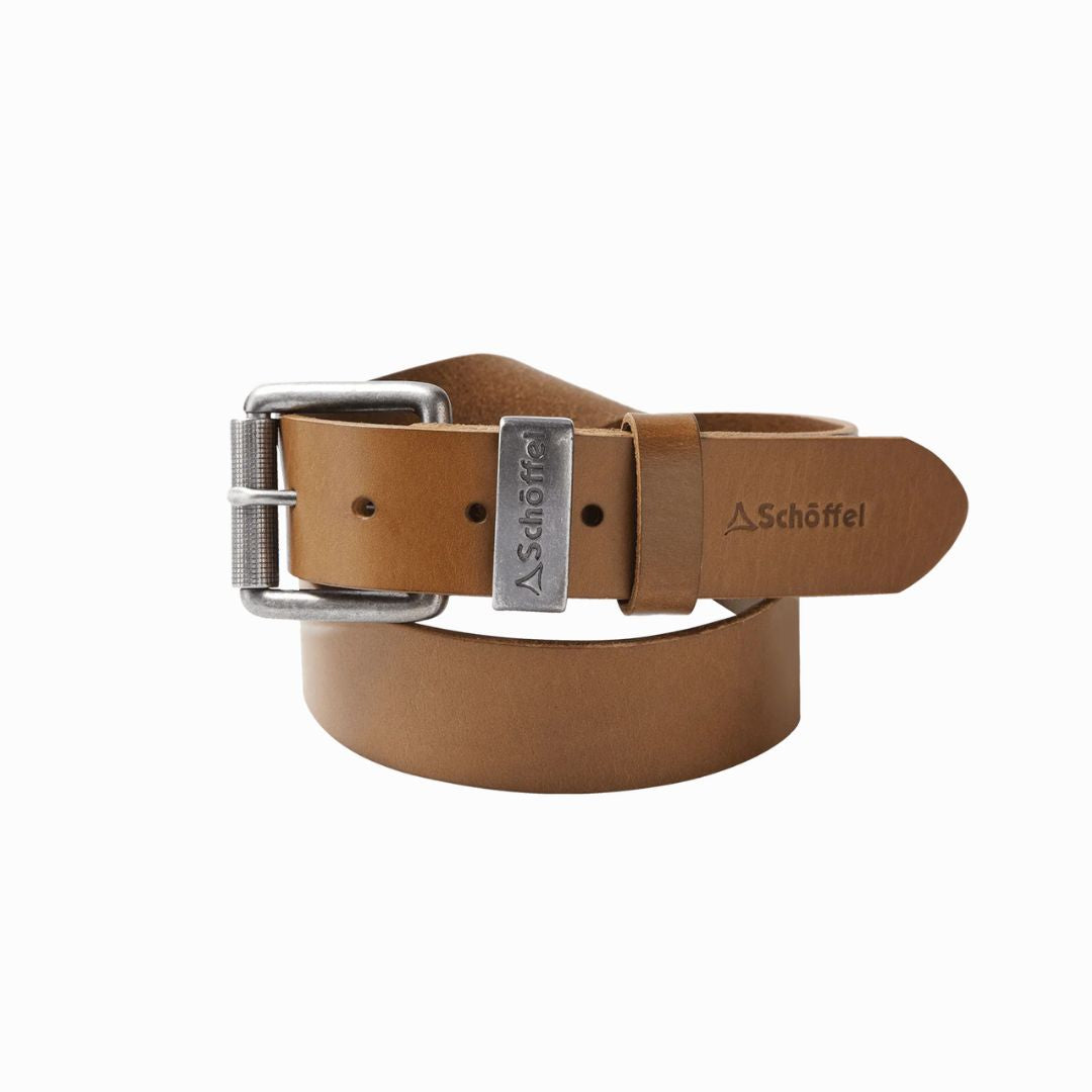 Schoffel Men's Blackwell Leather Belt in Tan