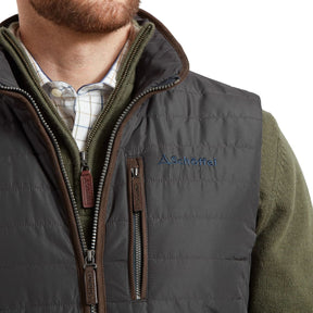 Schoffel Men's Brora Gilet in Charcoal