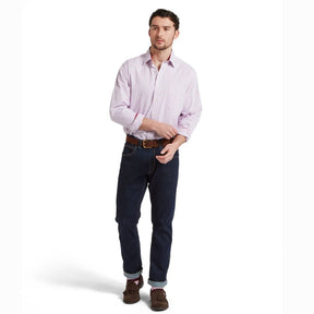 Schoffel Men's Cambridge Classic Shirt in Raspberry