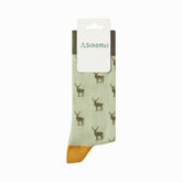 Schoffel Men's Cotton Socks in Woodland Stag