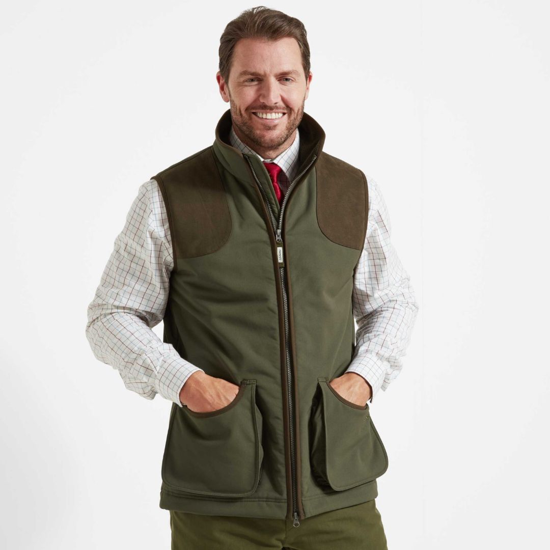 Schoffel Men's Gunby Gilet in Forest