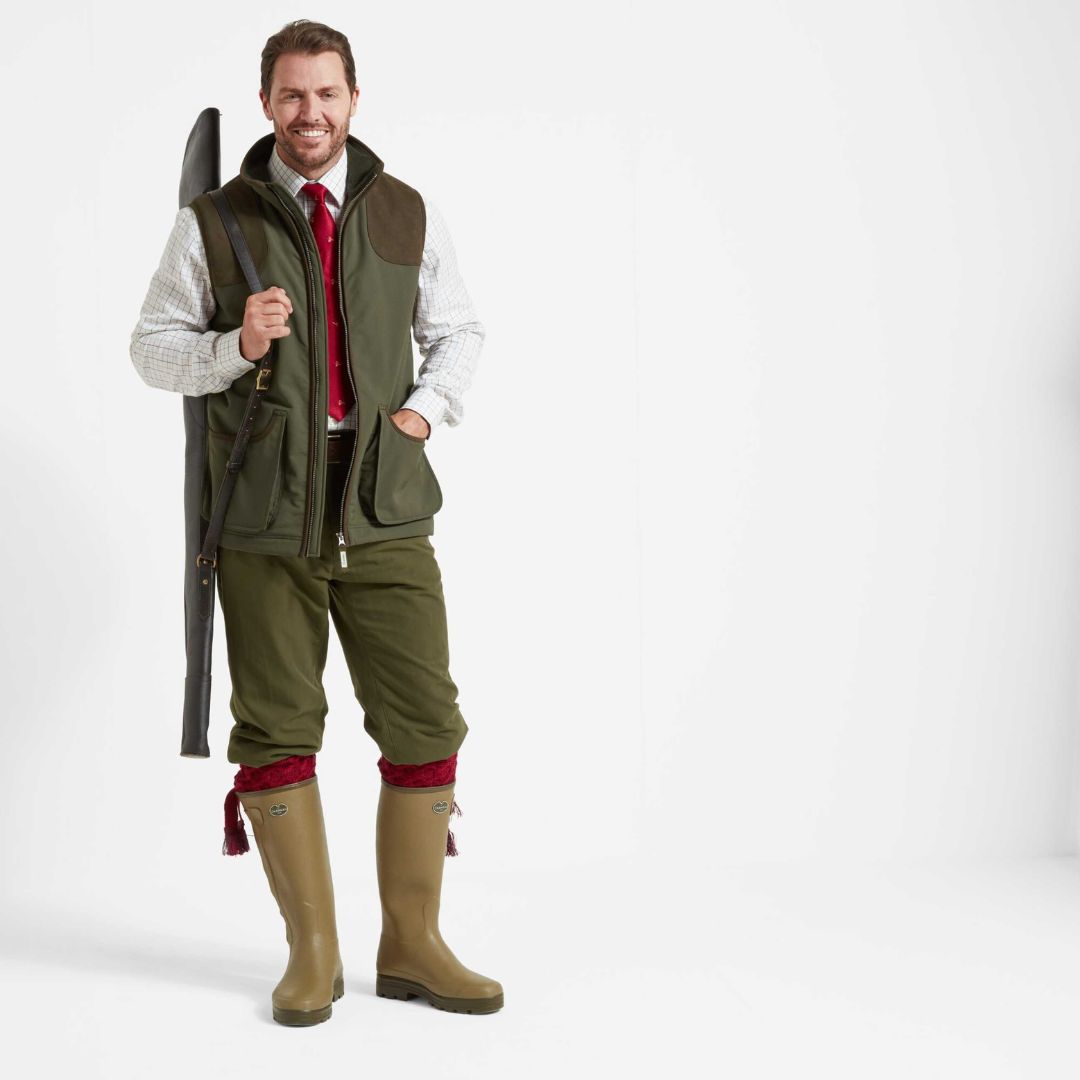 Schoffel Men's Gunby Gilet in Forest