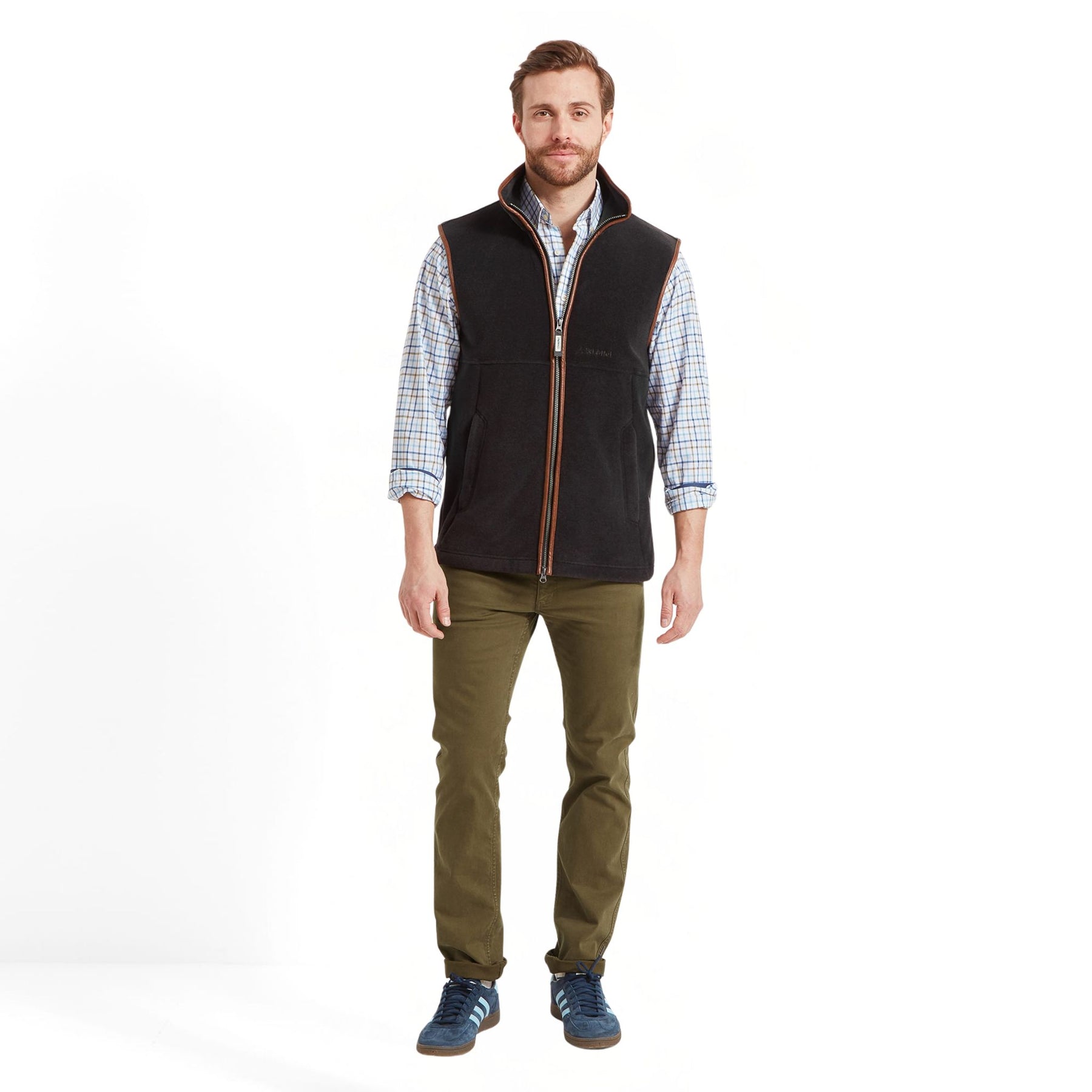Schoffel Men's Oakham Fleece Gilet Gunmetal