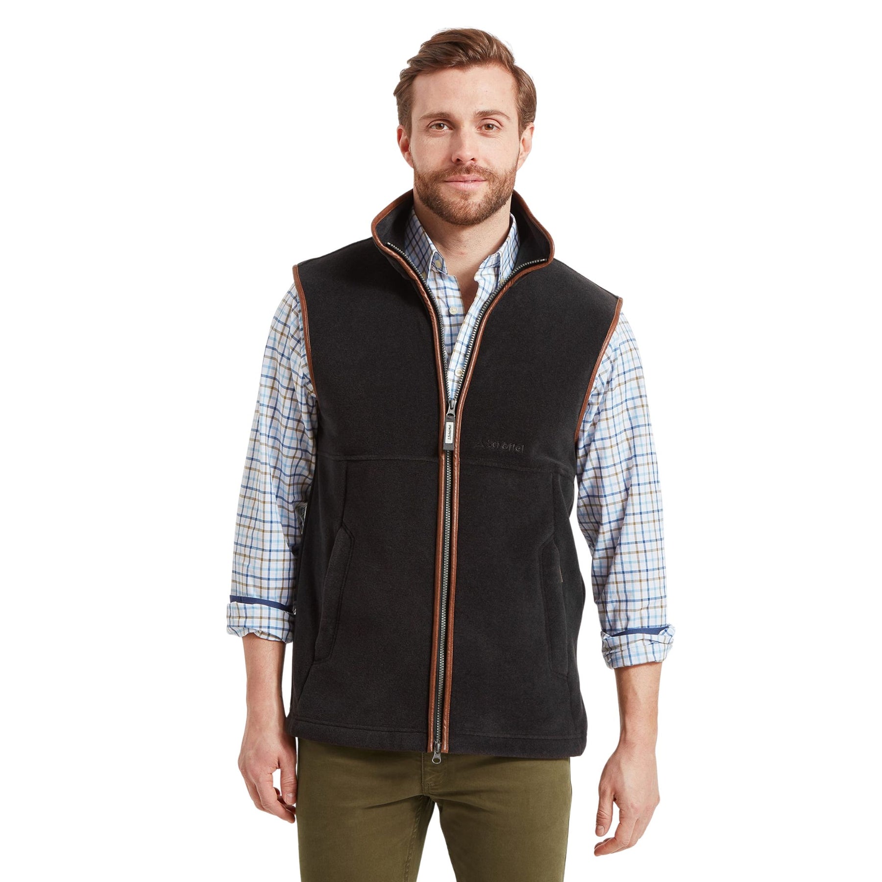 Schoffel Men's Oakham Fleece Gilet Gunmetal