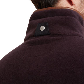 Schoffel Men's Oakham Fleece Gilet in Port