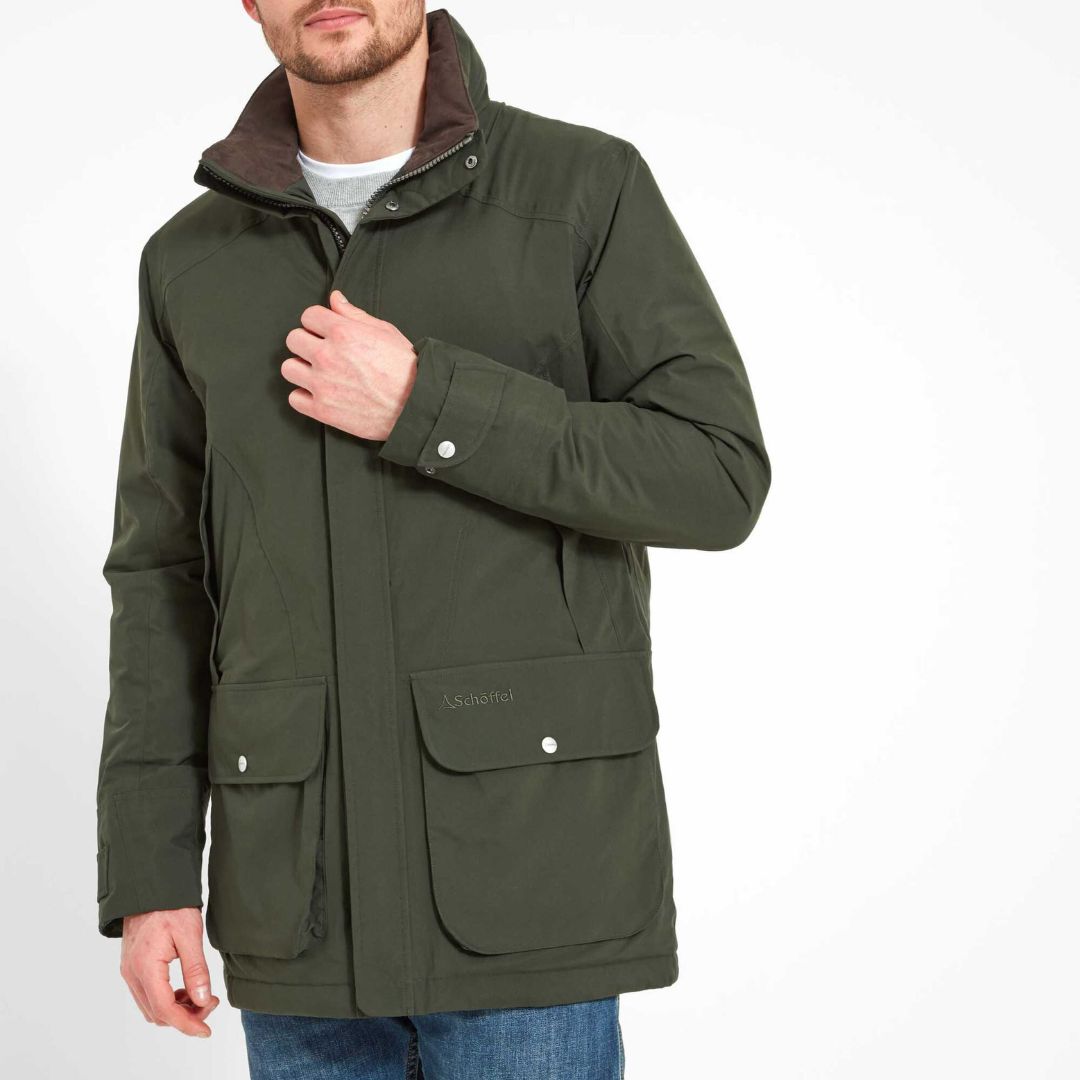 Schoffel Men's Snipe Coat in Forest