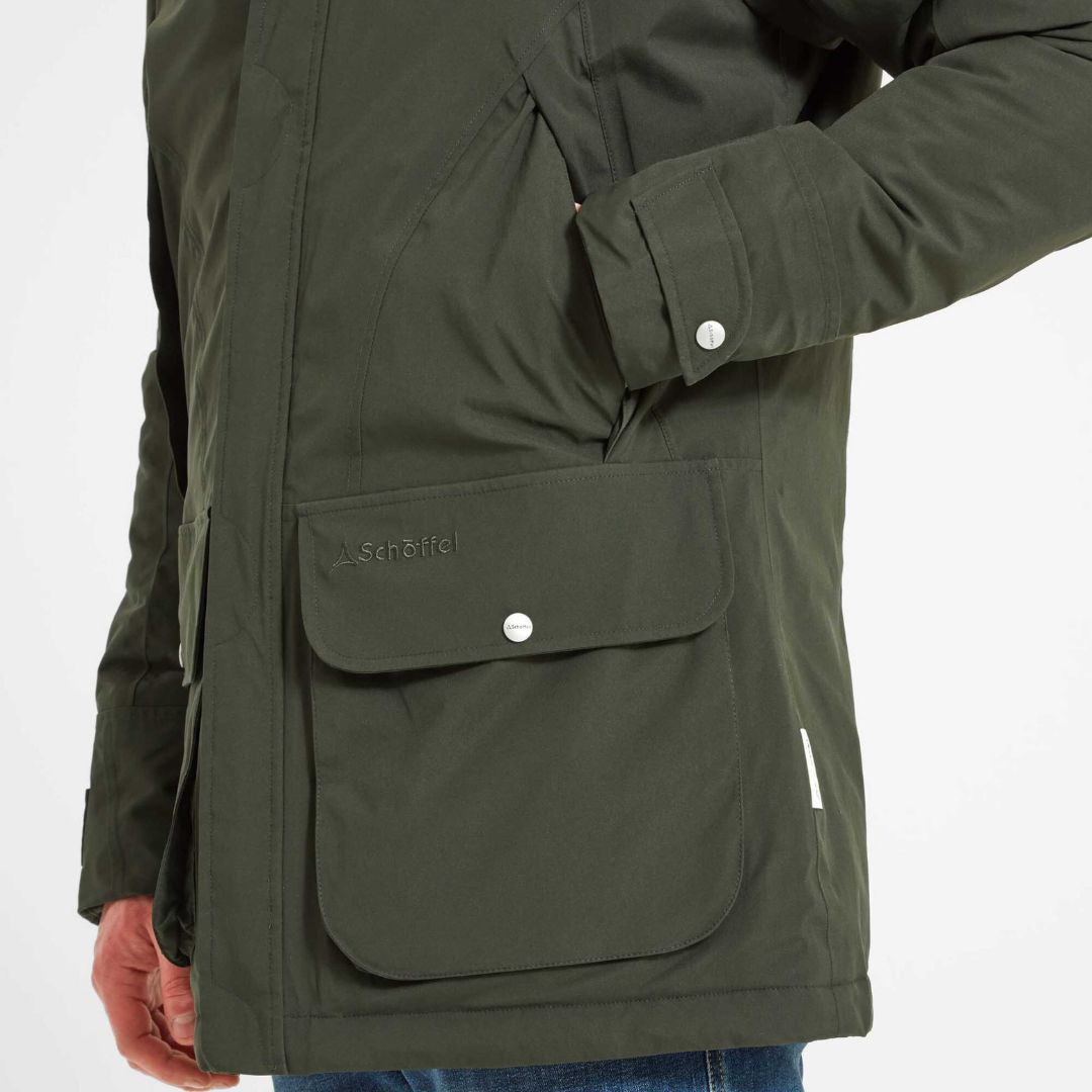 Schoffel Men's Snipe Coat in Forest