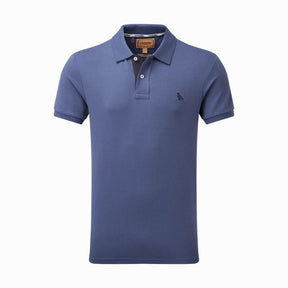 Schoffel Men's St. Ives Jersey Polo Shirt in French Navy