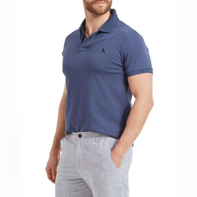 Schoffel Men's St. Ives Jersey Polo Shirt in French Navy
