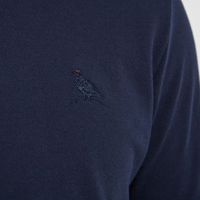 Schoffel Men's St Ives Tailored Polo Shirt in Navy