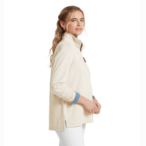 Schoffel Women's Appletree Bay Quarter Zip Jumper in Oat